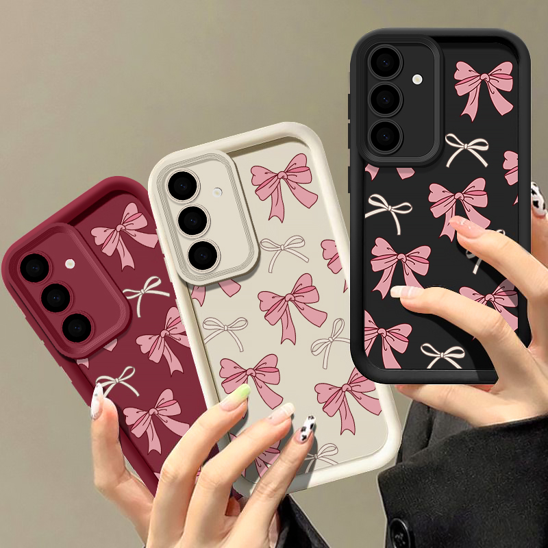 Samsung Galaxy A55 - Custodia in silicone con motivo a