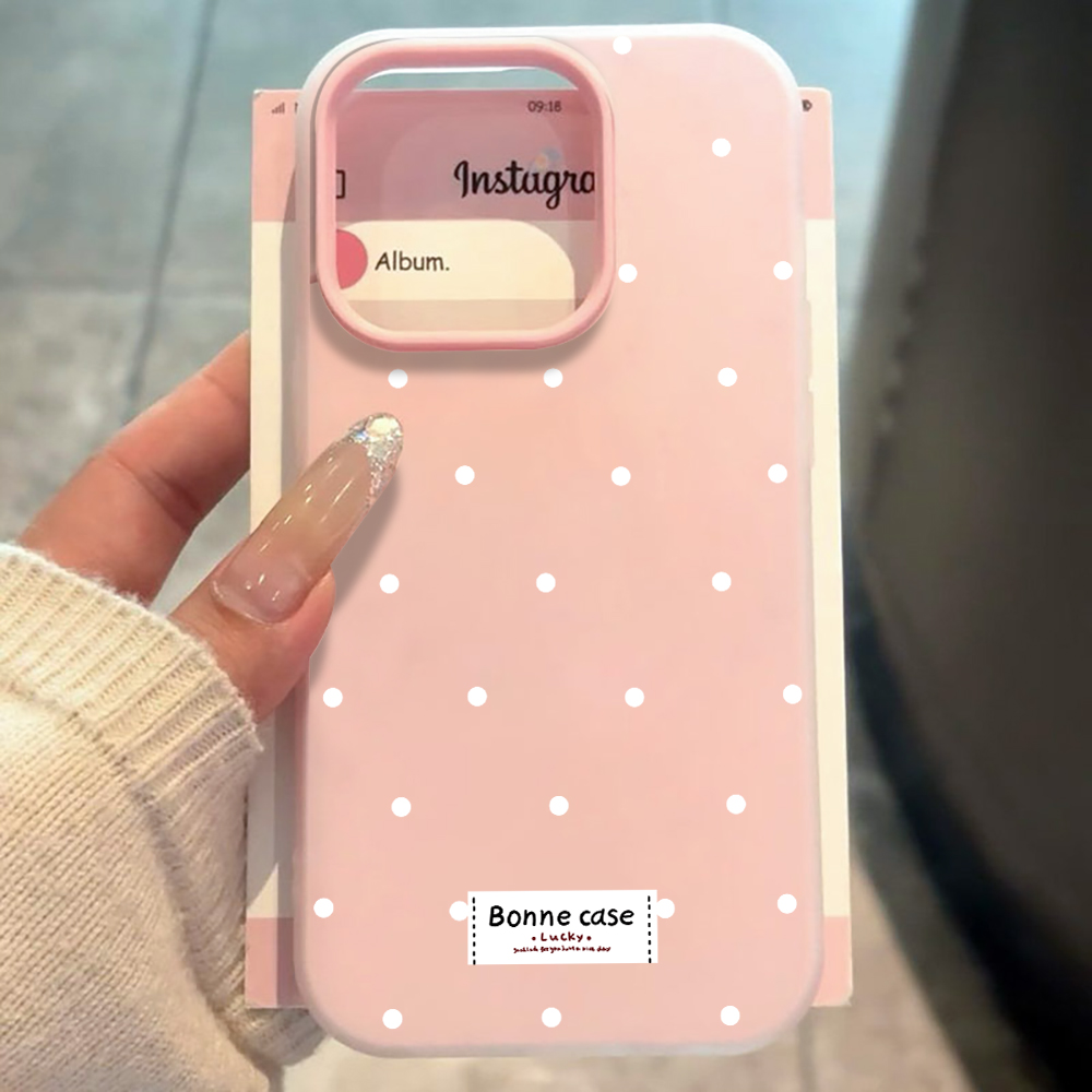 Samsung Galaxy A55 - Custodia a Pois Francesi INS per