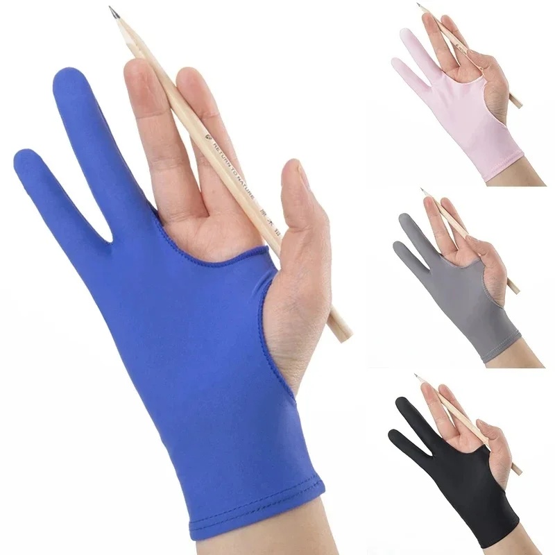 Drawing Glove Artist - 1/4 pezzi Guanto da pittura anti-sporco