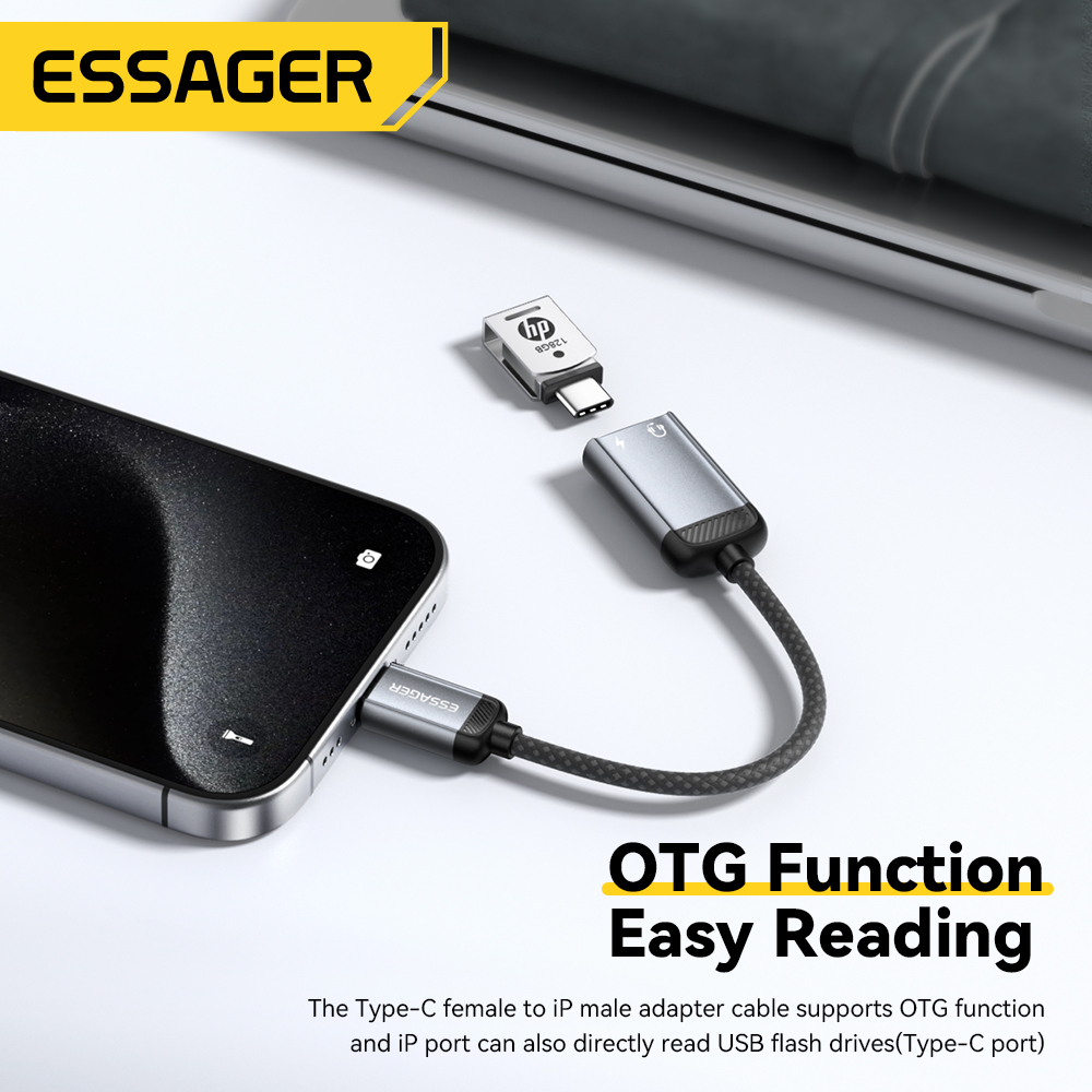 Essager Tipo C Cavo adattatore - Wired Earphone Lightning recensione e prezzo